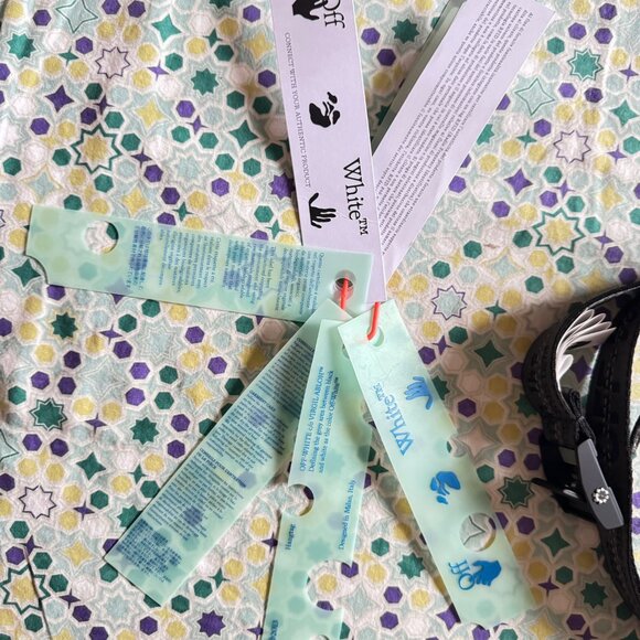 NWT OFF-WHITE Mini Logo Industrial Belt Black - Picture 13 of 13